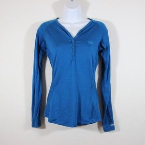*SOLD* Icebreaker 200 - Long sleeve Henley Shirt